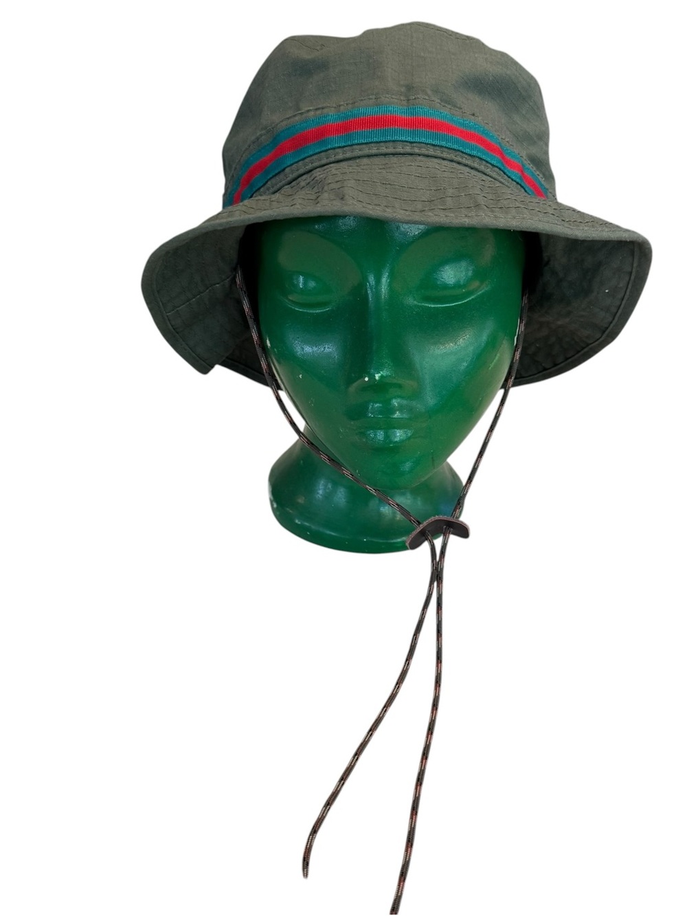 OFFICIAL Crown Of Laurel Bucket Hat Olive/Green/Red S/M EXC Ripstop